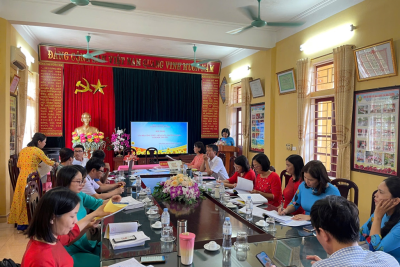 TRƯỜNG THCS TRỰC CHÍNH TỔ CHỨC HỘI NGHỊ CÁN BỘ, CÔNG CHỨC, VIÊN CHỨC, NGƯỜI LAO ĐỘNG NĂM HỌC 2025 – 2026