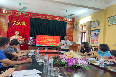 TRƯỜNG THCS TRỰC CHÍNH TỔ CHỨC HOẠT ĐỘNG TRẢI NGHIỆM ĐA CHIỀU VỀ GIÁO DỤC GIỚI TÍNH, SỨC KHỎE SINH SẢN, PHÒNG CHỐNG BẠO LỰC HỌC ĐƯỜNG VÀ Y HỌC DỰ PHÒNG